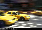 纽约/街景,出租车,时代广场,曼哈顿,纽约,美国
