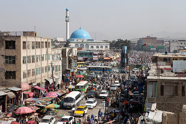 城市风光,市区,喀布尔,阿富汗