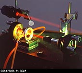 铜蒸气激光器的实验