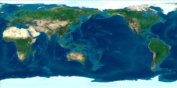 图片标题:太平洋沿岸,中心,地图