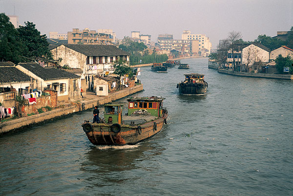 京杭大运河_京杭大运河图片_全景旅游