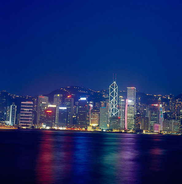 香港维多利亚港夜景