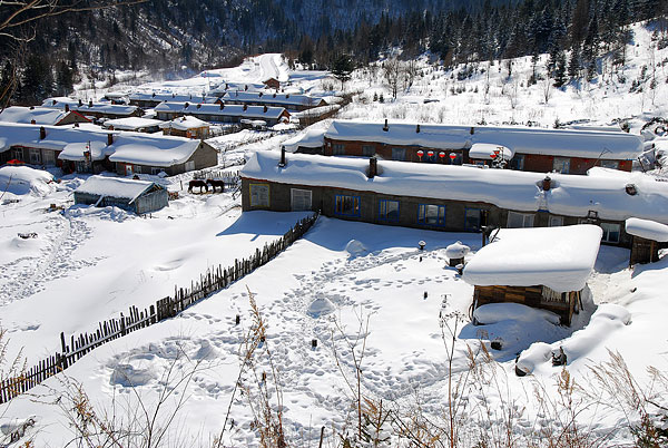 东北雪乡之雪景