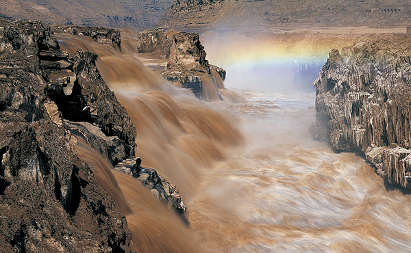 壶口瀑布_壶口瀑布图片_全景旅游