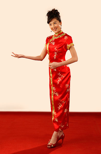 全景图片网:东方女人穿旗袍