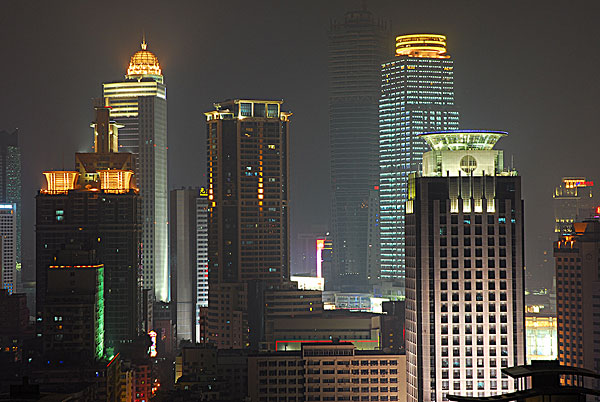 江苏南京新街口夜景