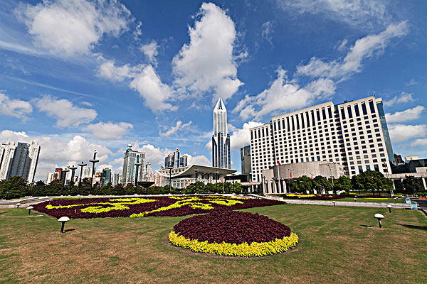 上海人民广场的风景