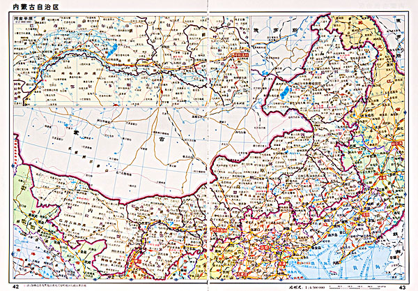 蒙古地图