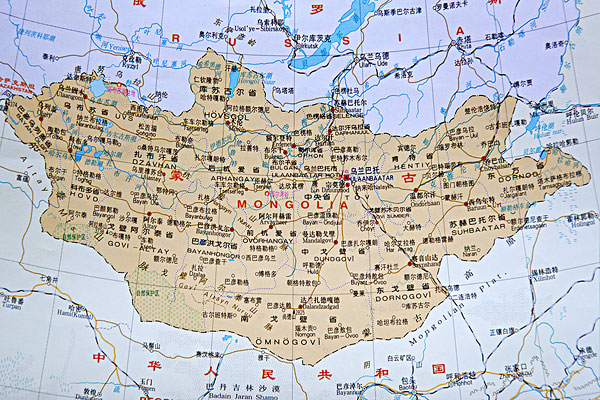 外蒙古地图
