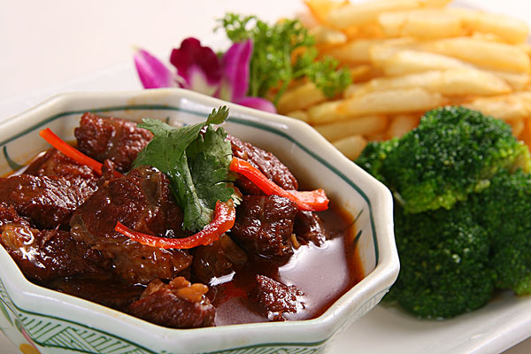全景图片网:薯条陈皮牛肉