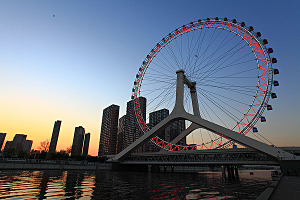 ></p></a>天津之眼摩天轮