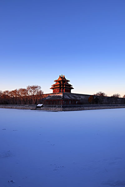 故宫角楼雪景