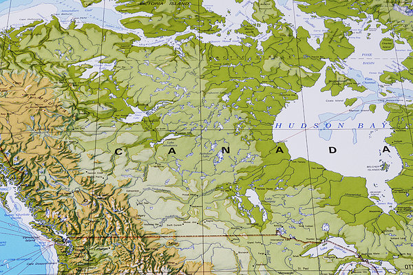 地图,加拿大