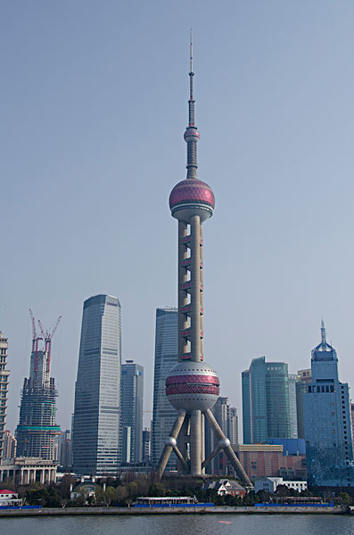 中国,上海,外滩,现代,浦东,区域,新,地区,著名,东方明珠电视塔,建筑