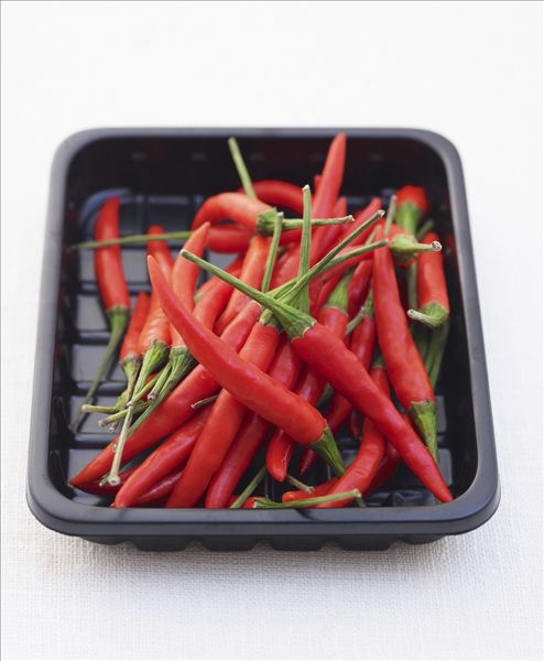 辣椒,塑料制品,托盘