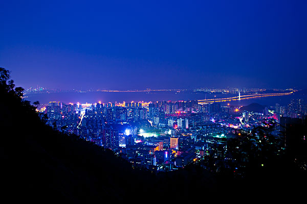 深圳城市建筑夜景