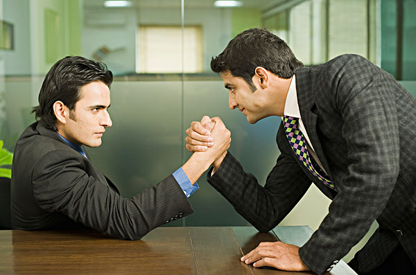 商务谈判|商务谈判摄影图__职业人物