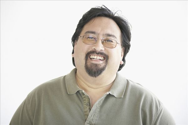 肖像,成熟,男人,微笑高清图片