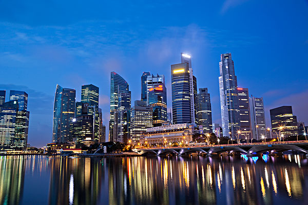 城市天际线建筑物风格图片